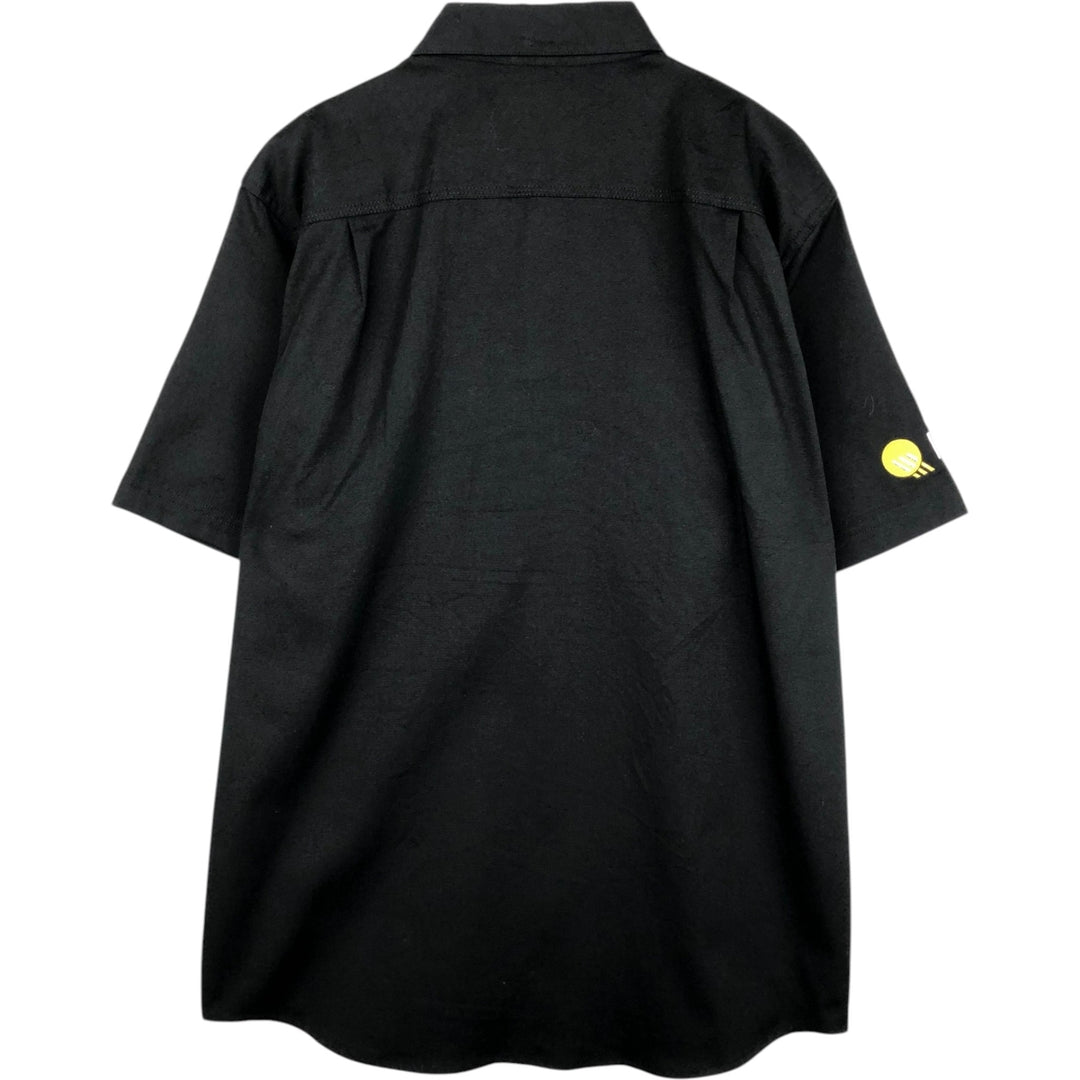 Carhartt Relaxed Fit Button-down Short Sleeve Work Shirt, Men's Size L cotton black type Vintage Second Hand