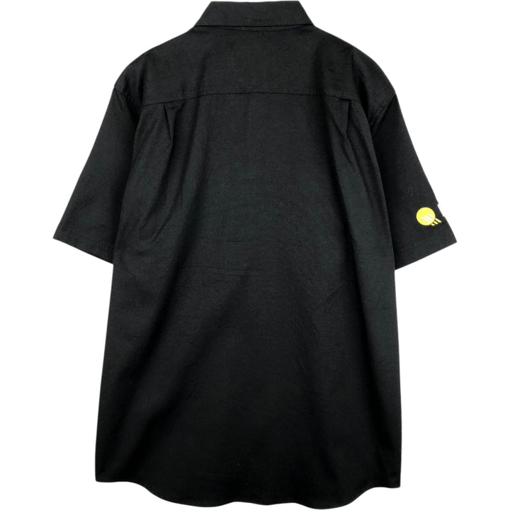 Carhartt Relaxed Fit Button-down Short Sleeve Work Shirt, Men's Size L cotton black type Vintage Second Hand