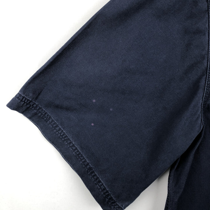Carhartt Relaxed Fit Short-Sleeve Work Shirt, Men's Size XL (approx.) cotton navy blue type Vintage Second Hand
