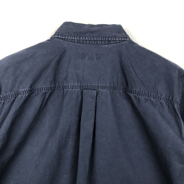 Carhartt Relaxed Fit Short-Sleeve Work Shirt, Men's Size XL (approx.) cotton navy blue type Vintage Second Hand