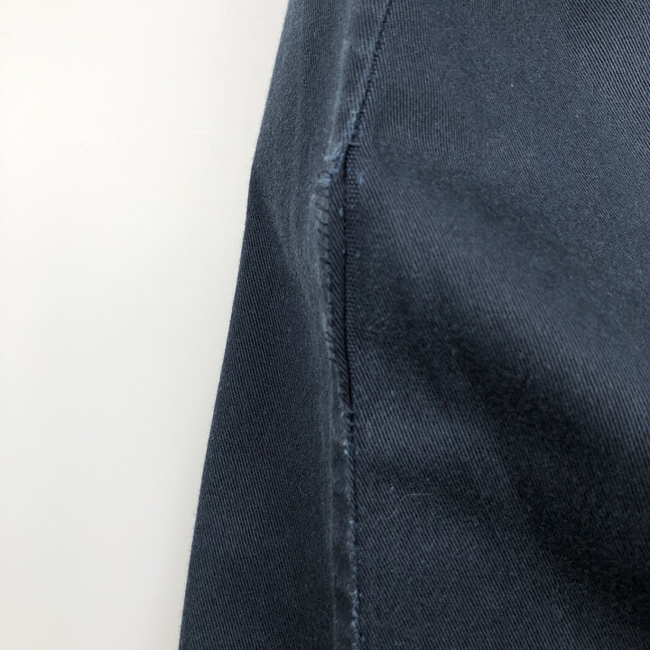 Dickies short-sleeved work shirt, men's size XL. cotton navy blue type Vintage Second Hand