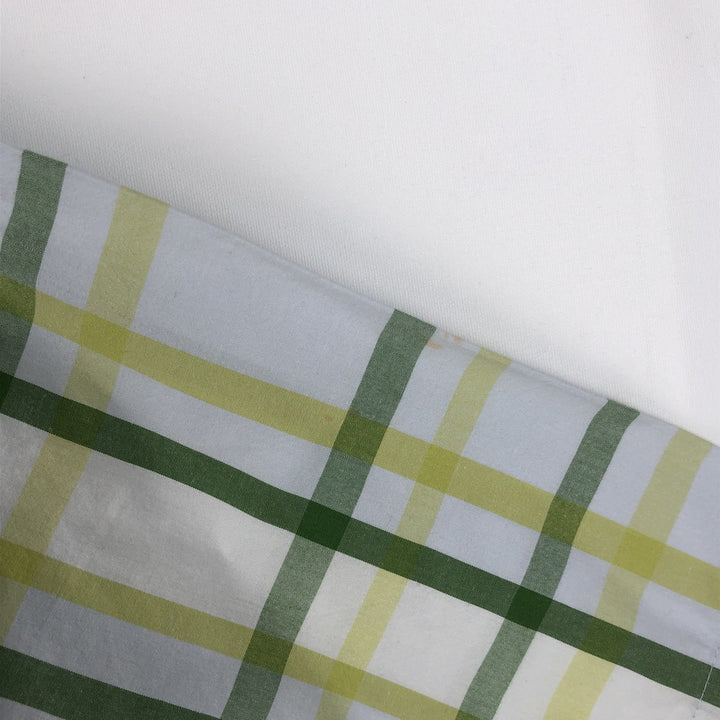 GAP RELAXED Short-Sleeve Cotton Check Shirt, Men's Size XL (approx.) cotton green type Vintage Second Hand