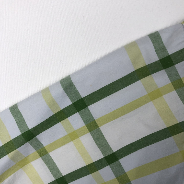 GAP RELAXED Short-Sleeve Cotton Check Shirt, Men's Size XL (approx.) cotton green type Vintage Second Hand