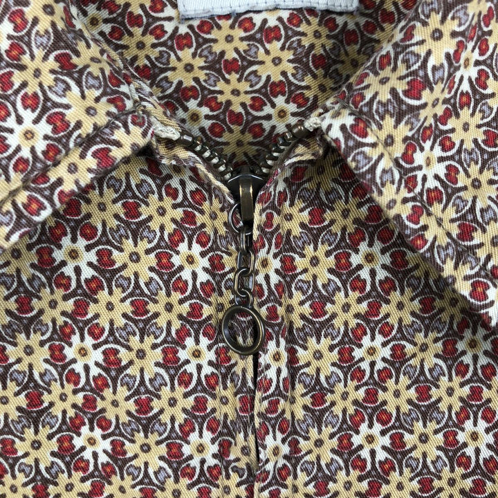 90'S GAP (Old GAP) All-over Floral Print Short-Sleeve Cotton Shirt, Boxy Shirt, Men's Size M (approx.) Vintage cotton red type Vintage Second Hand