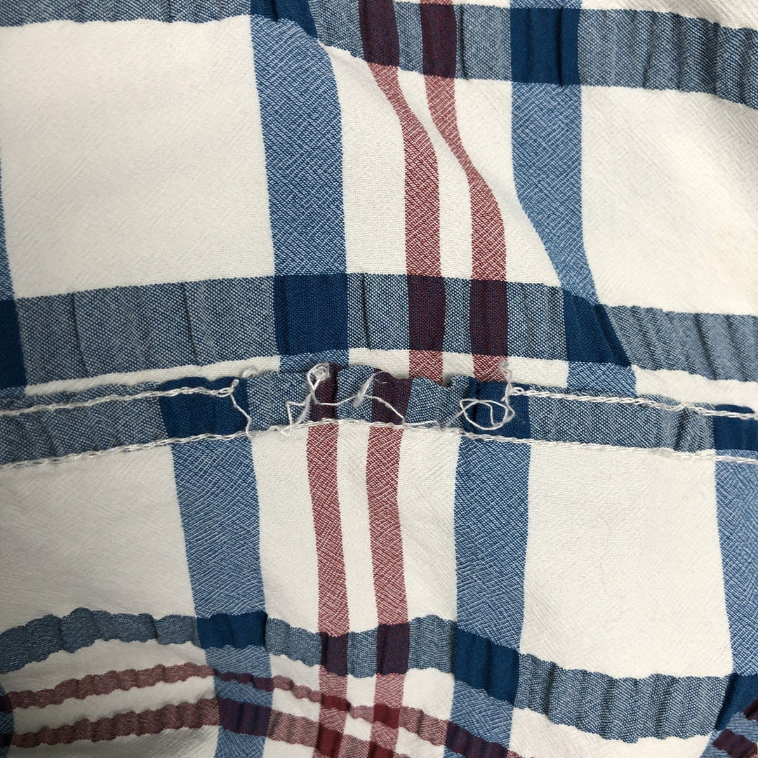 Patagonia seersucker short-sleeve check shirt, men's size M (approx.) unclear gray type Vintage Second Hand