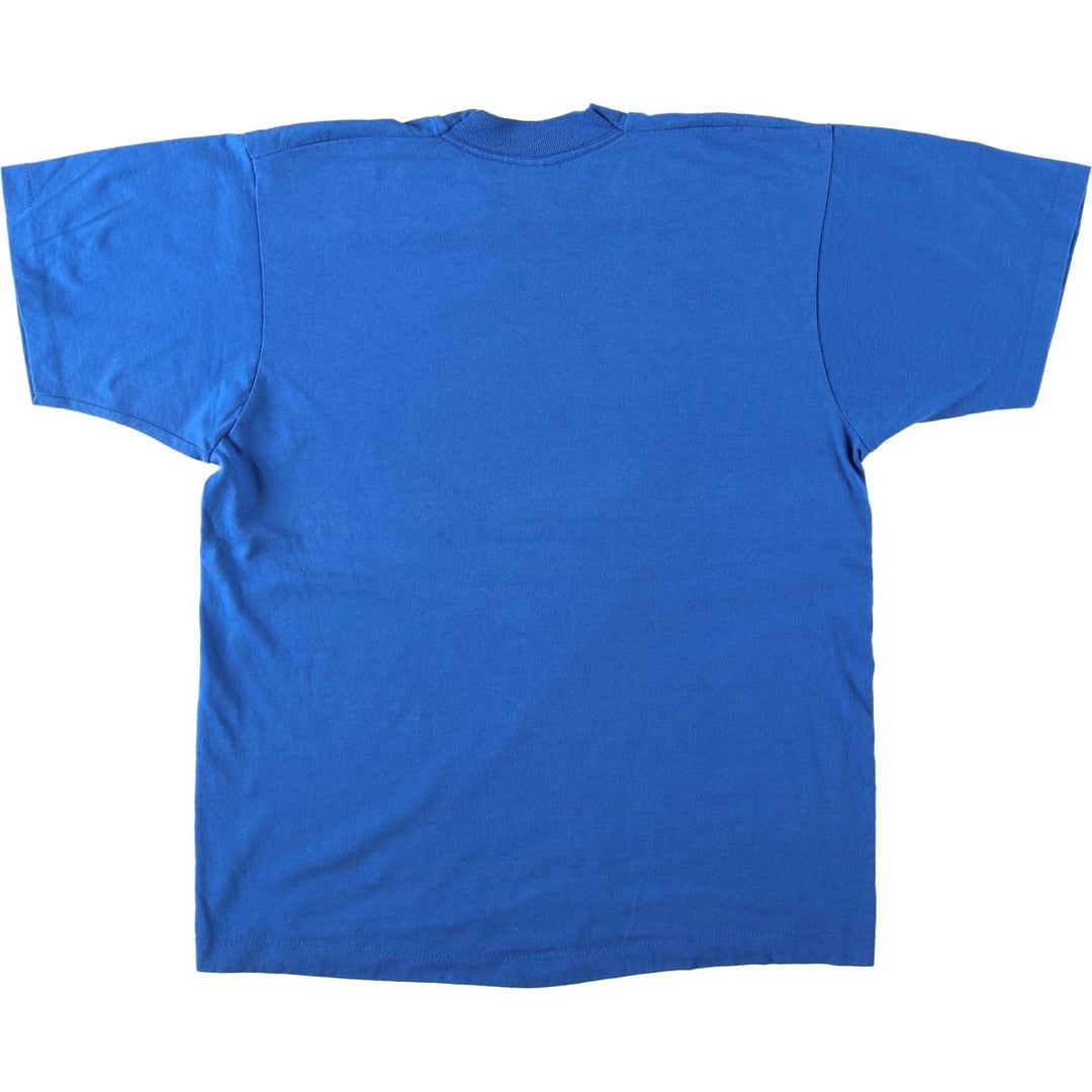 90'S Screen Stars Air Force One Print T-Shirt, Made in USA, Men's Size L (approx.), Vintage cotton blue type Vintage Second Hand