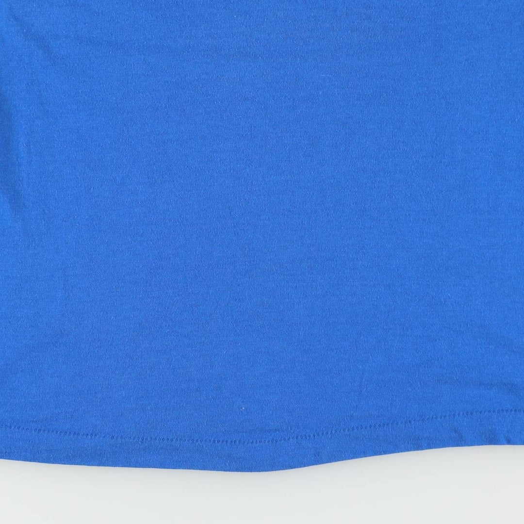 90'S Screen Stars Air Force One Print T-Shirt, Made in USA, Men's Size L (approx.), Vintage cotton blue type Vintage Second Hand