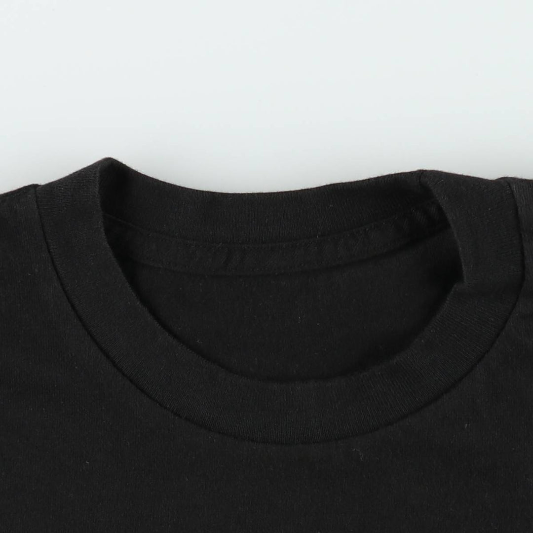 Printed T-shirt, Women's size M unclear black type Vintage Second Hand