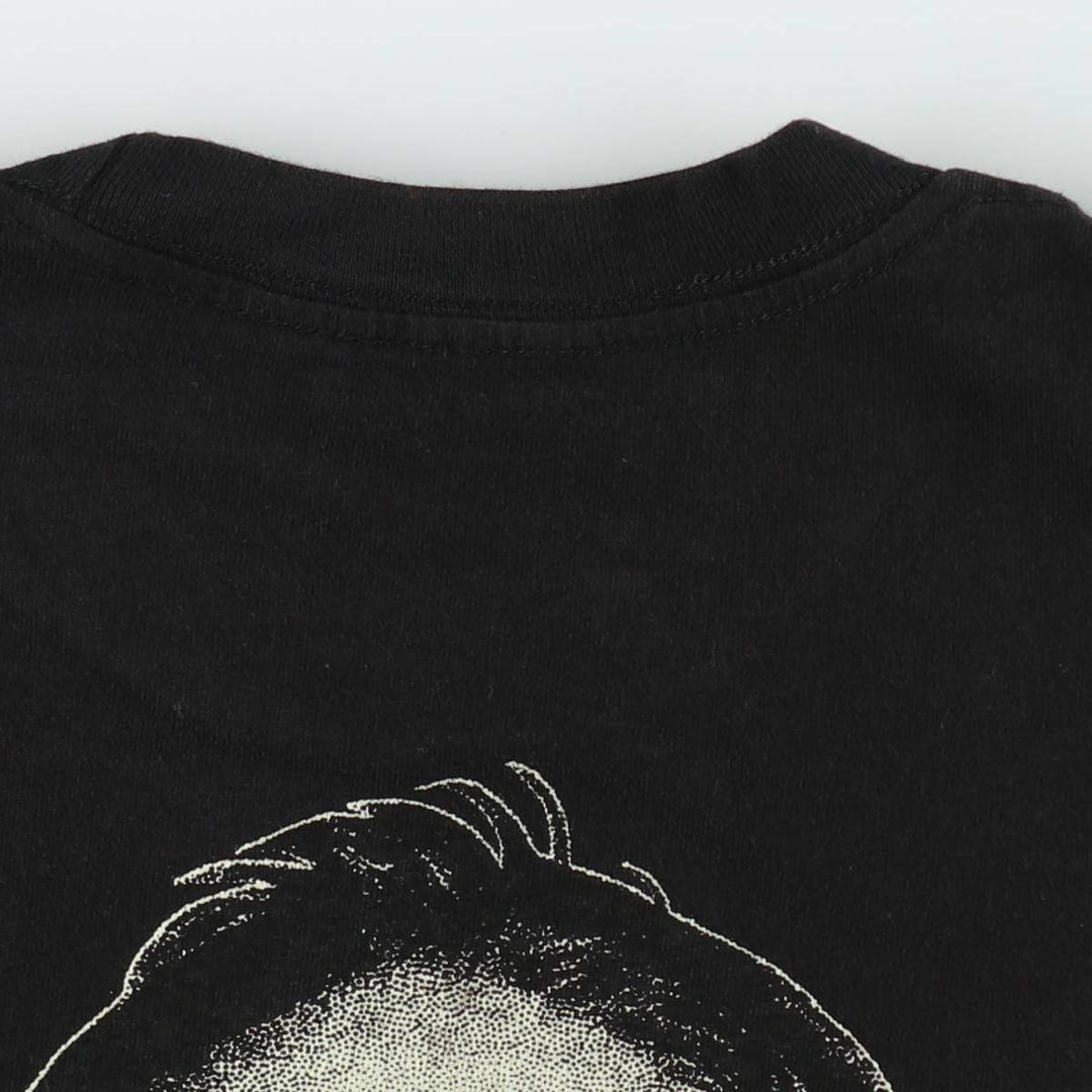 Printed T-shirt, Women's size M unclear black type Vintage Second Hand