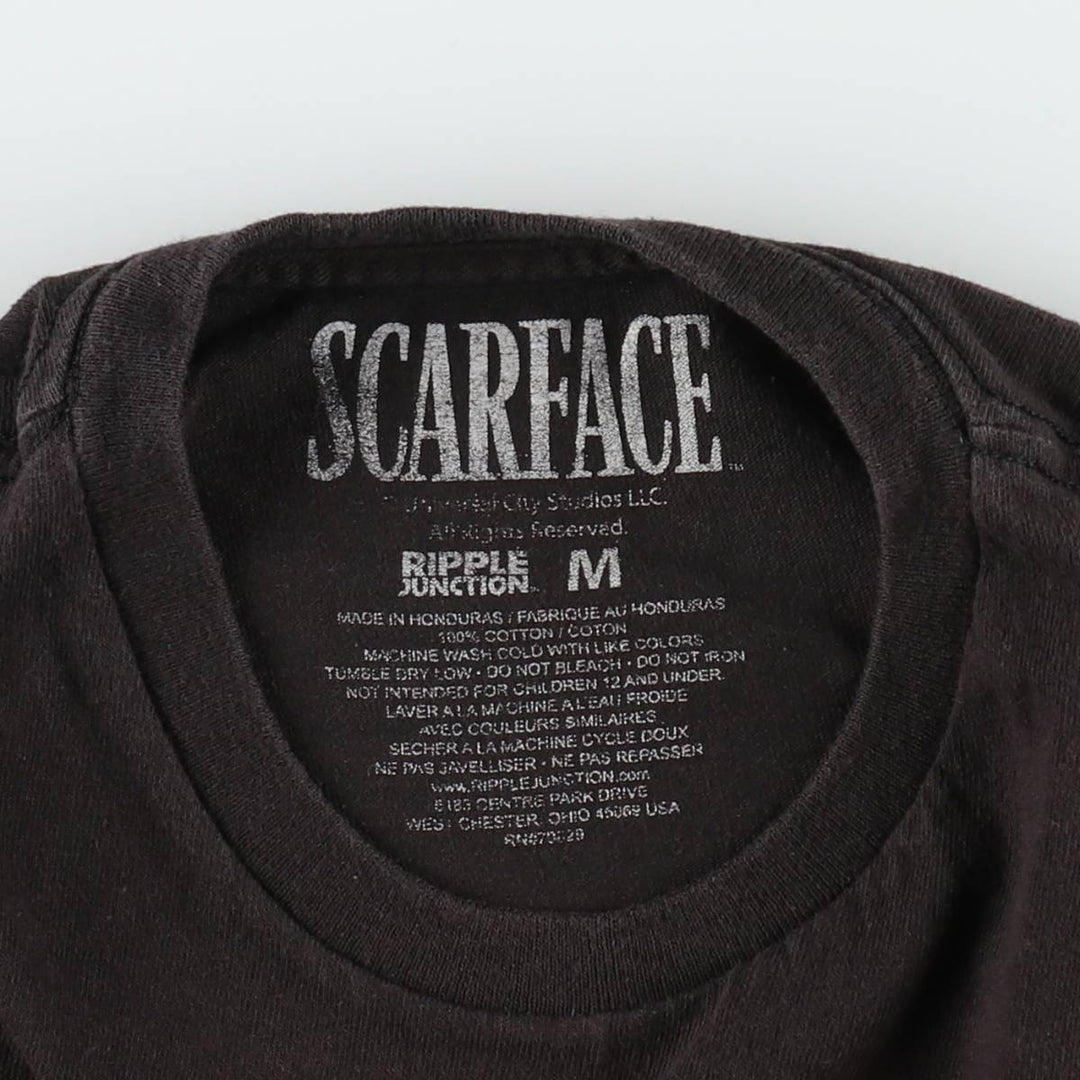 Ripple Junction Scarface Movie T-Shirt (Women's Size M) cotton black type Vintage Second Hand