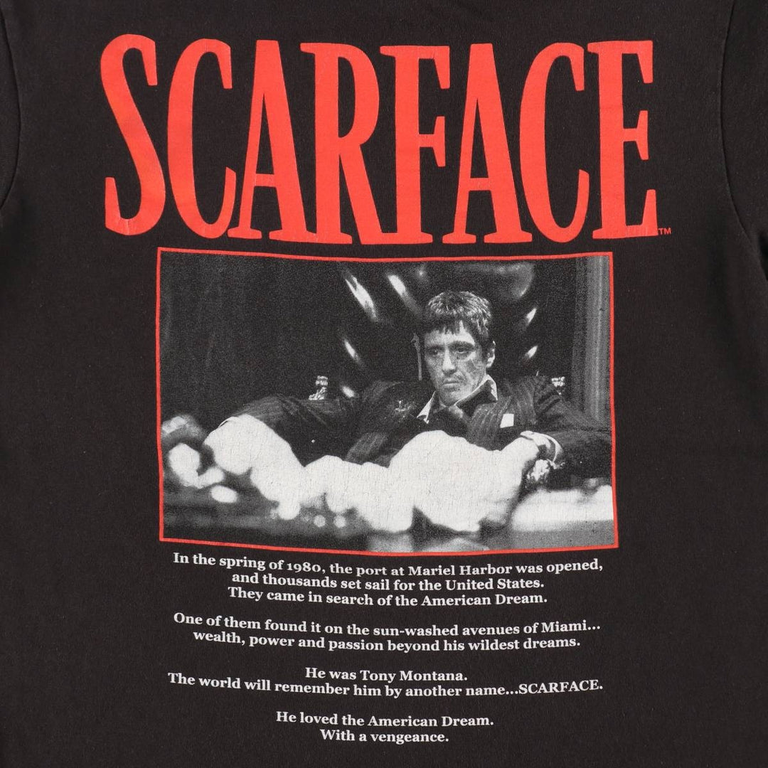 Ripple Junction Scarface Movie T-Shirt (Women's Size M) cotton black type Vintage Second Hand