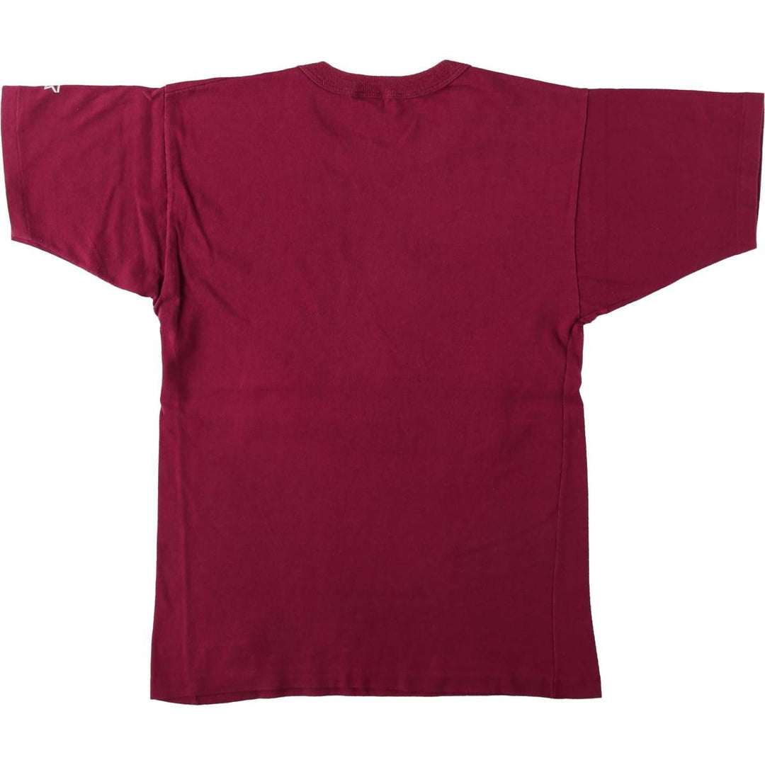 90'S Starter Washington Redskins sports print T-shirt, Made in USA, Men's size M equivalent, Vintage cotton wine-red Vintage Second Hand