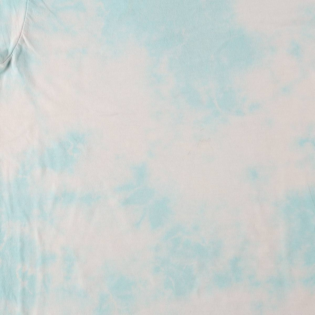 Ripple Junction Grateful Dead Tie-Dye Pattern Skull Pattern Band T-Shirt (Women's Size M) cotton Blue type light blue Vintage Second Hand