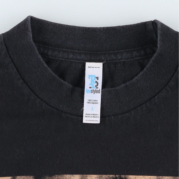 TEE STYLED THE CURE Band T-shirt (Women's size S) cotton black type Vintage Second Hand
