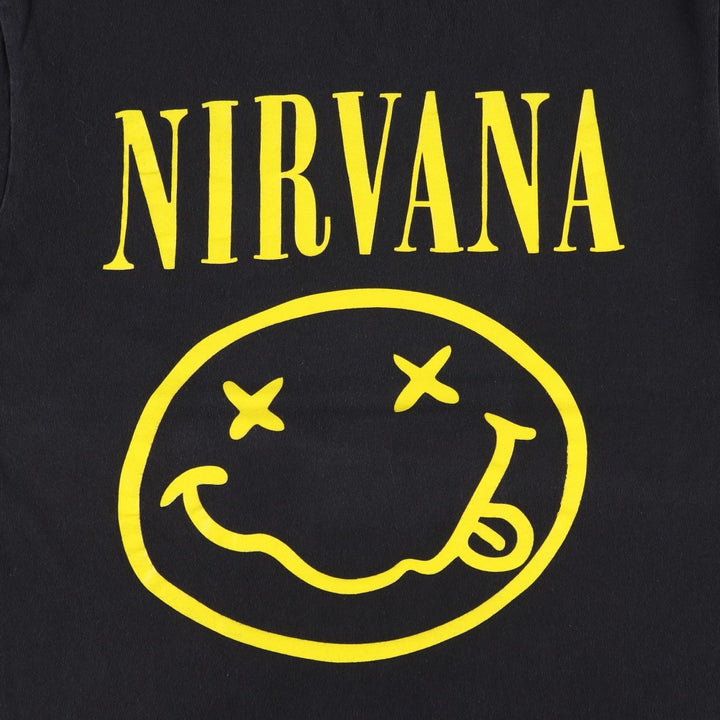 NIRVANA Nirvana Band T-shirt, Band T, Women's, Size S unclear black type Vintage Second Hand