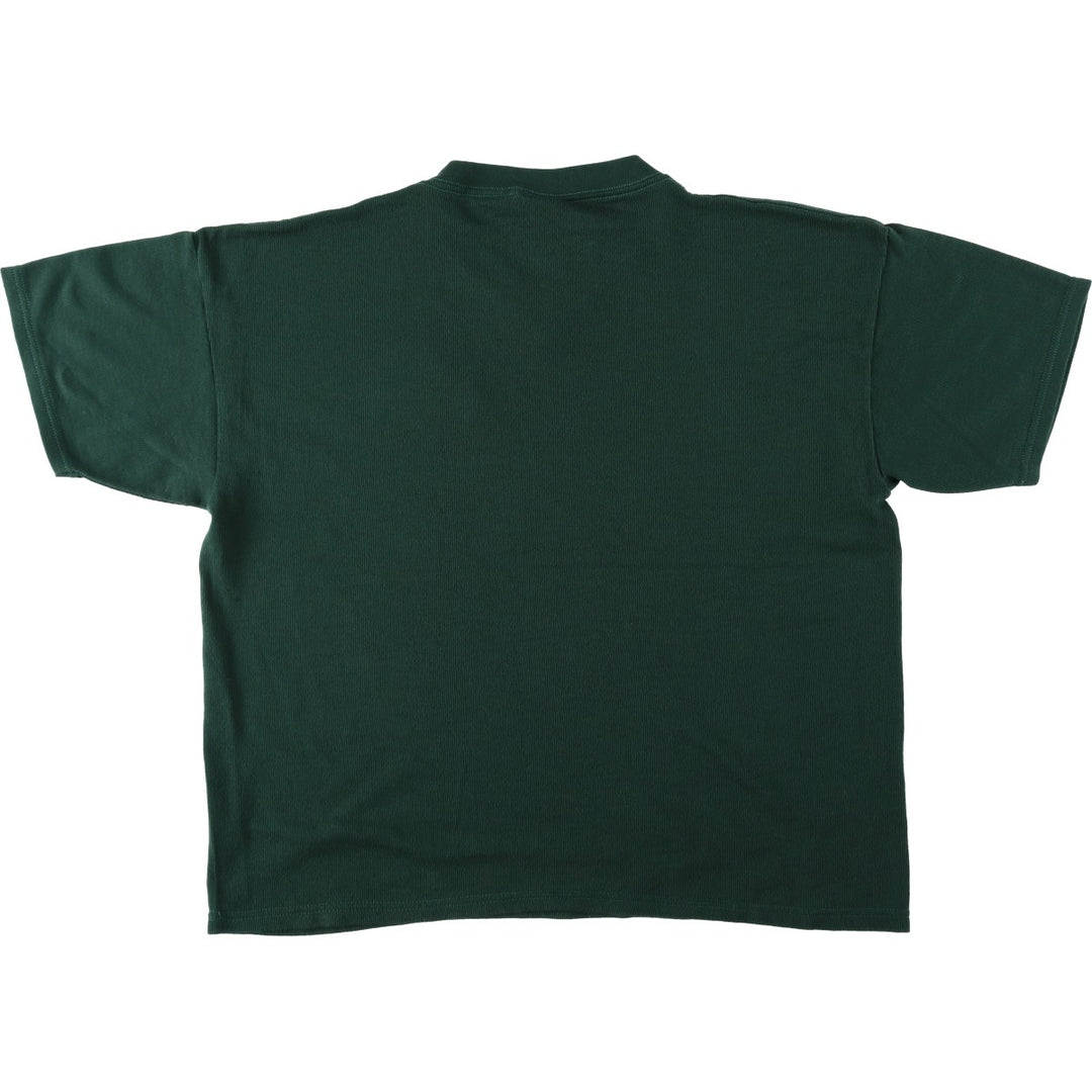 90'S Lee NFL Green Bay Packers V-neck T-shirt, Made in USA, Women's XL equivalent, Vintage cotton green type Vintage Second Hand