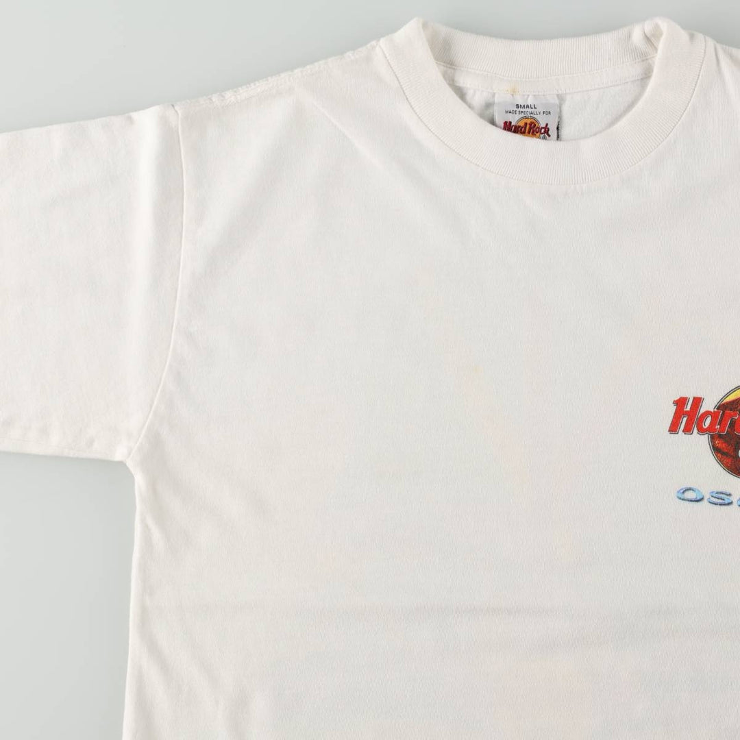 HARD ROCK CAFE Hard Rock Cafe Advertising T-shirt Men's Size Small cotton white type Vintage Second Hand