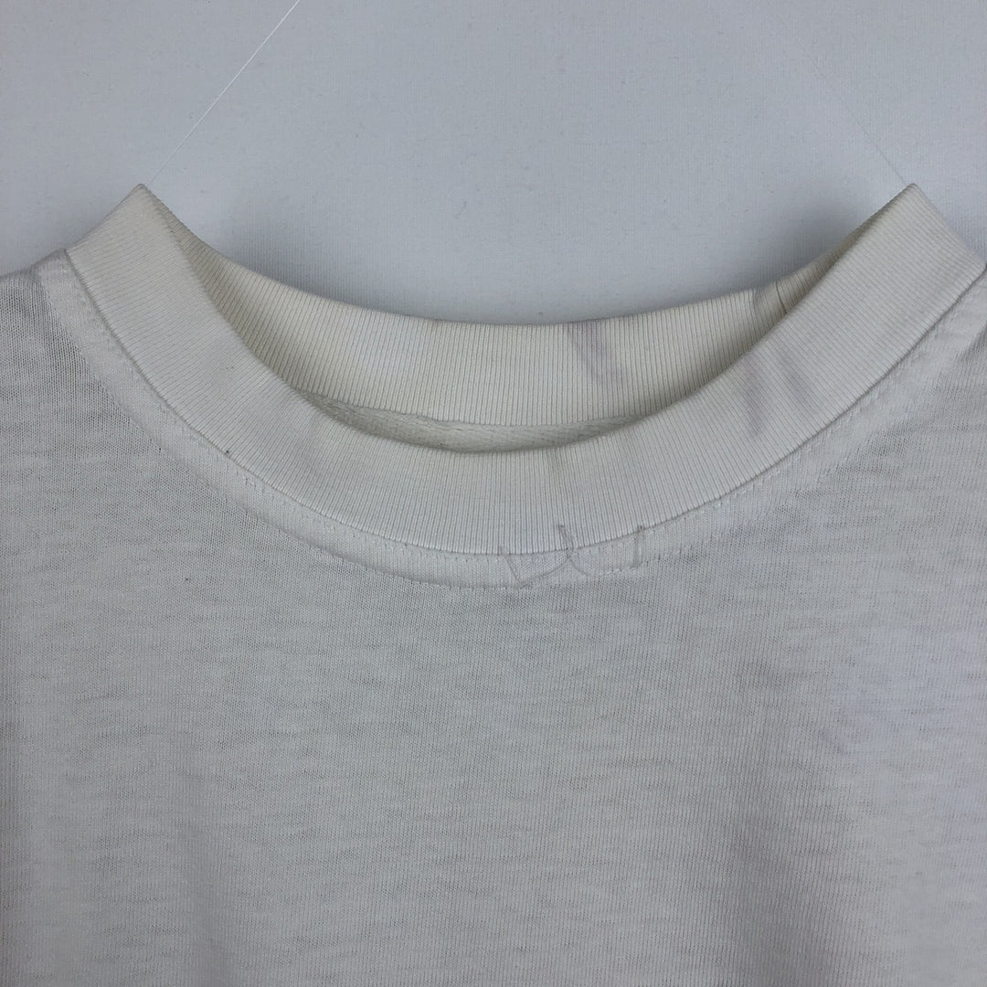 HARD ROCK CAFE advertising T-shirt, women's size M (approx.) cotton white type Vintage Second Hand