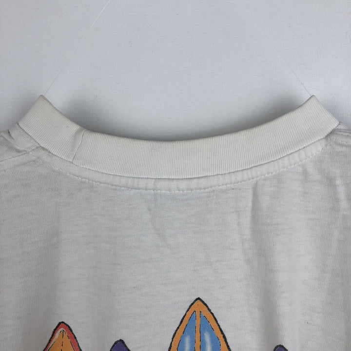 HARD ROCK CAFE advertising T-shirt, women's size M (approx.) cotton white type Vintage Second Hand