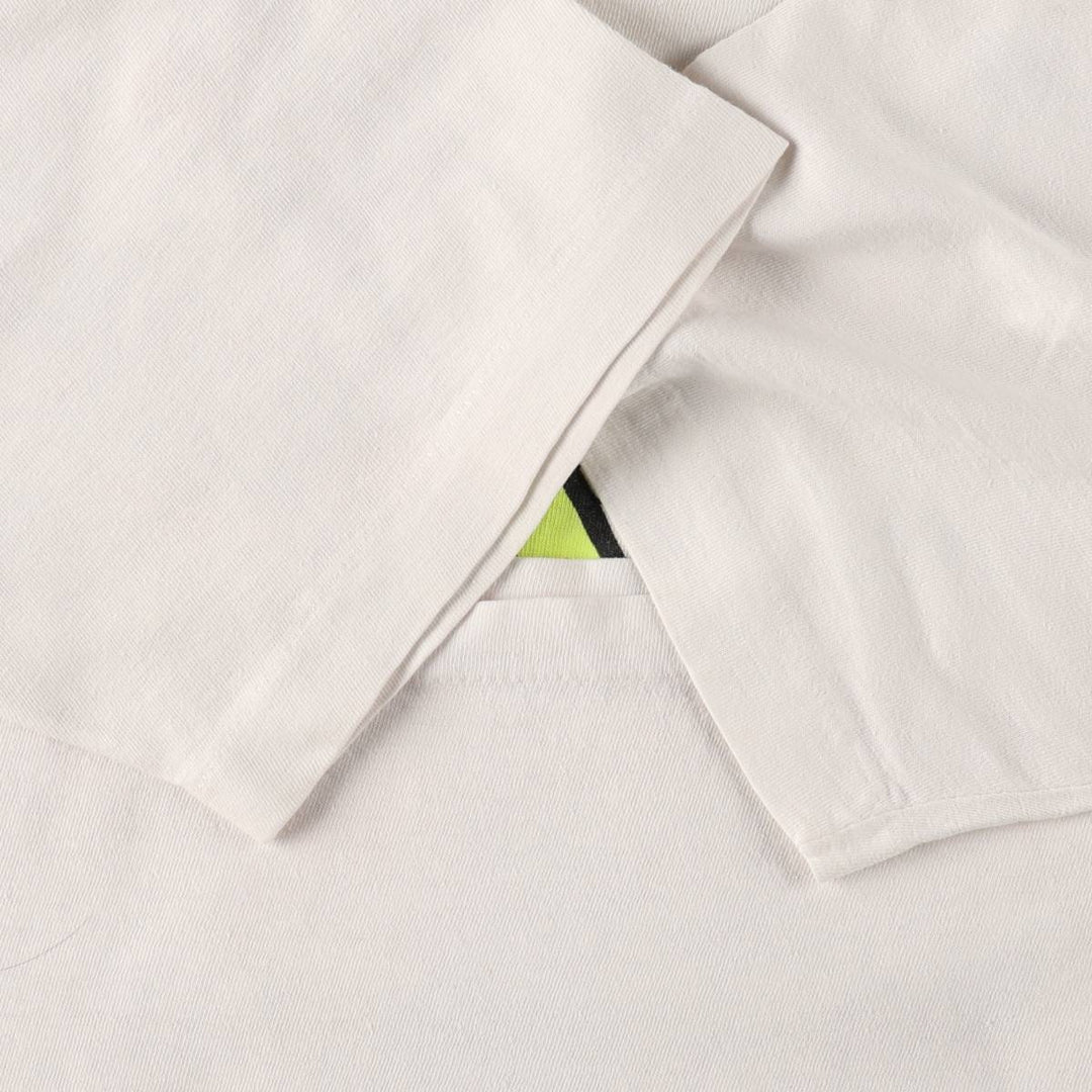 Printed T-shirt, Women's XL equivalent, Vintage unclear white type Vintage Second Hand