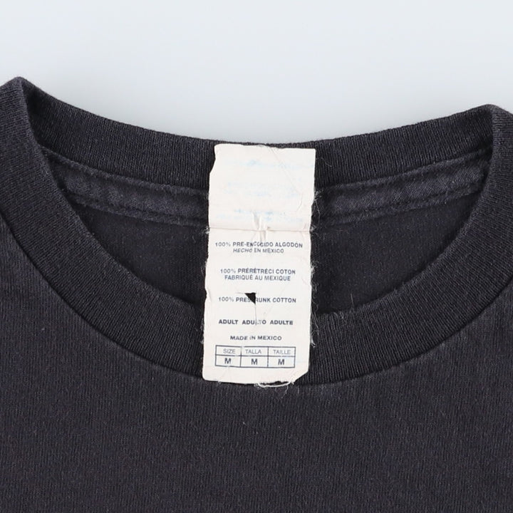 Delta PRO WEIGHT Bat Pattern Animal T-Shirt (Women's Size M) cotton black type Vintage Second Hand