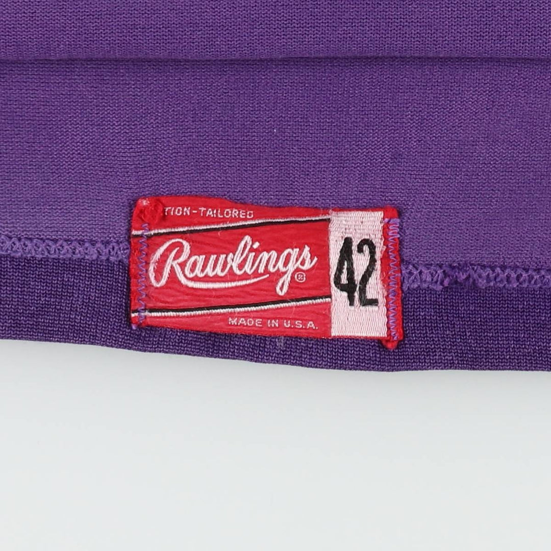 1950s-1960'S Rawlings sports t-shirt, made in USA, women's size M equivalent, vintage. unclear purple type Vintage Second Hand