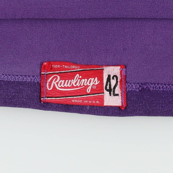 1950s-1960'S Rawlings sports t-shirt, made in USA, women's size M equivalent, vintage. unclear purple type Vintage Second Hand