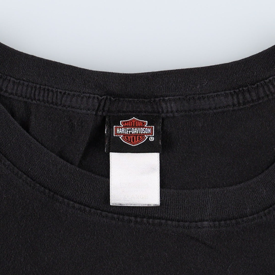 Harley-Davidson Motorcycle Bike T-shirt for women, size M cotton black type Vintage Second Hand