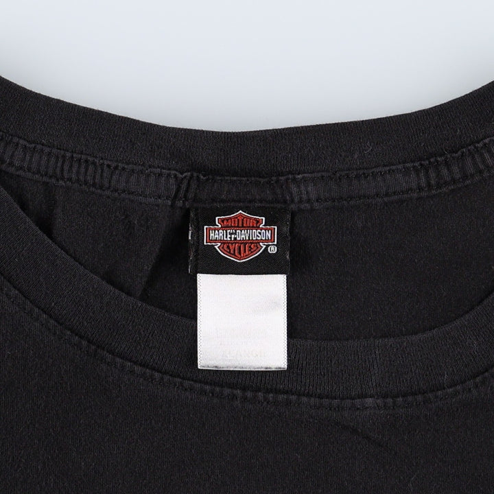 Harley-Davidson Motorcycle Bike T-shirt for women, size M cotton black type Vintage Second Hand