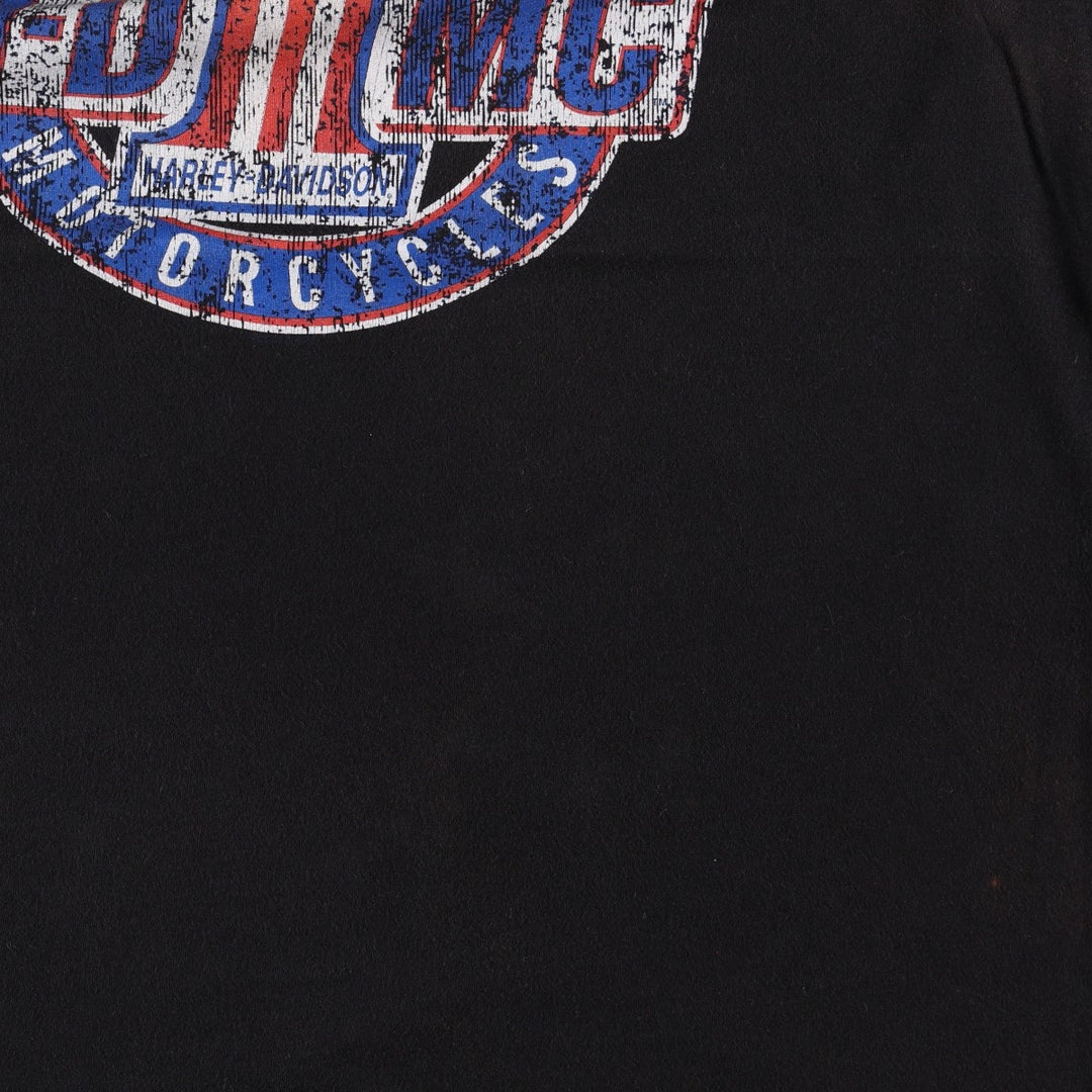 Harley-Davidson Motorcycle Bike T-shirt for women, size M cotton black type Vintage Second Hand