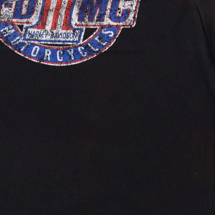 Harley-Davidson Motorcycle Bike T-shirt for women, size M cotton black type Vintage Second Hand