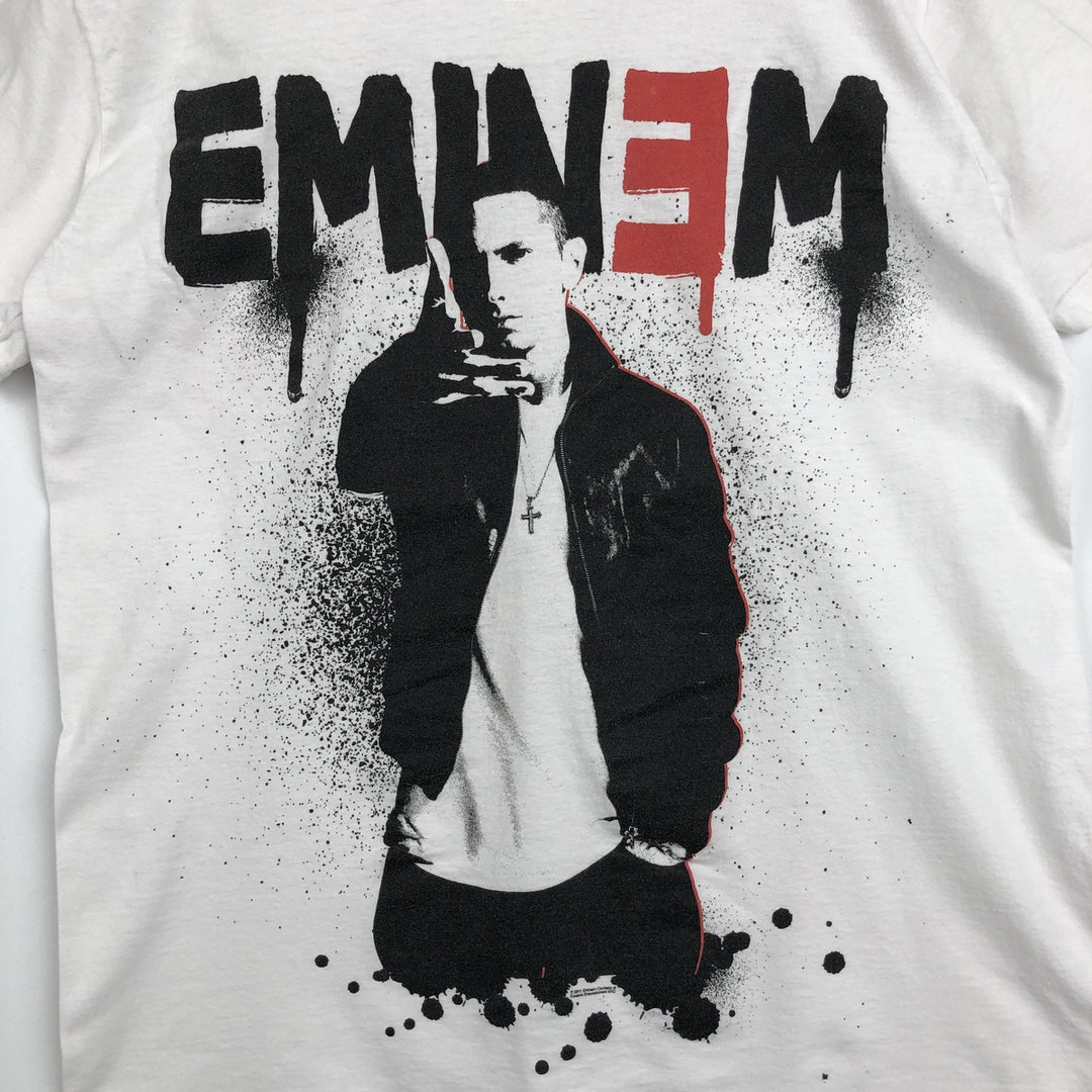 Eminem Rap T-Shirt (Women's Size M) unclear white type Vintage Second Hand