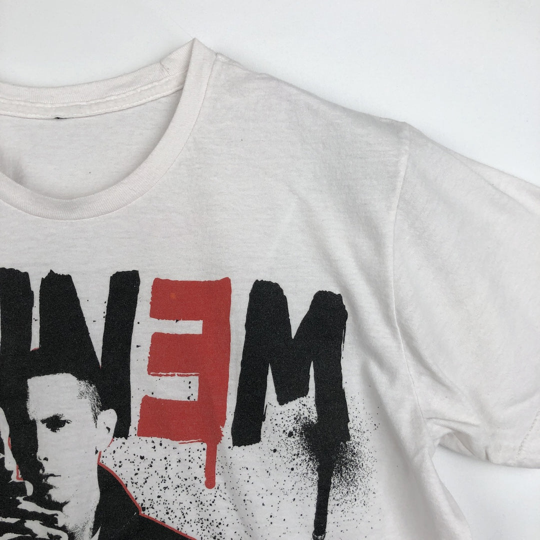 Eminem Rap T-Shirt (Women's Size M) unclear white type Vintage Second Hand