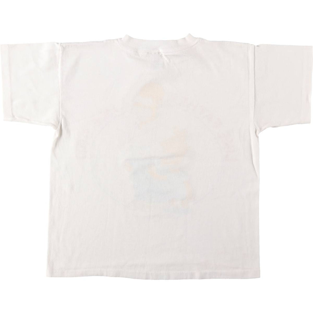 90'S SSI THE SIMPSONS Character Print T-Shirt, Made in USA, Women's Size S (Equivalent), Vintage cotton white type Vintage Second Hand