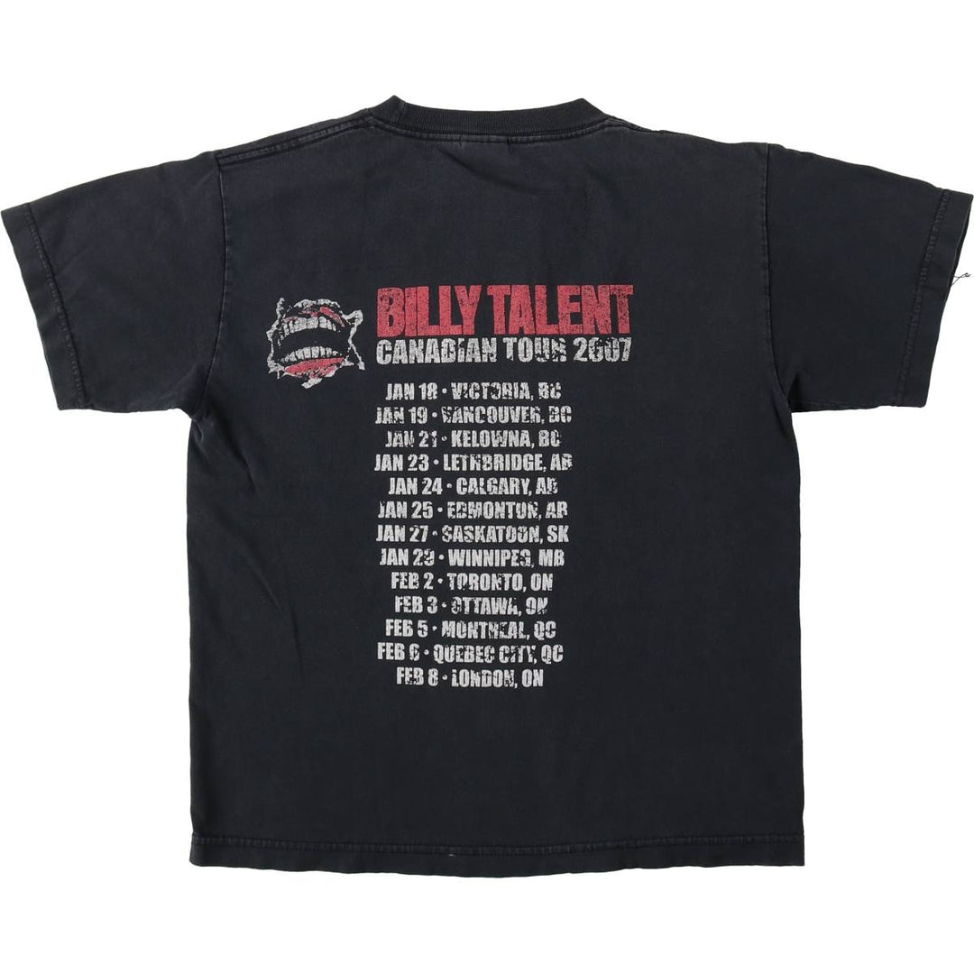 ALSTYLE BILLY TALENT Band T-shirt (Women's size L) cotton black type Vintage Second Hand