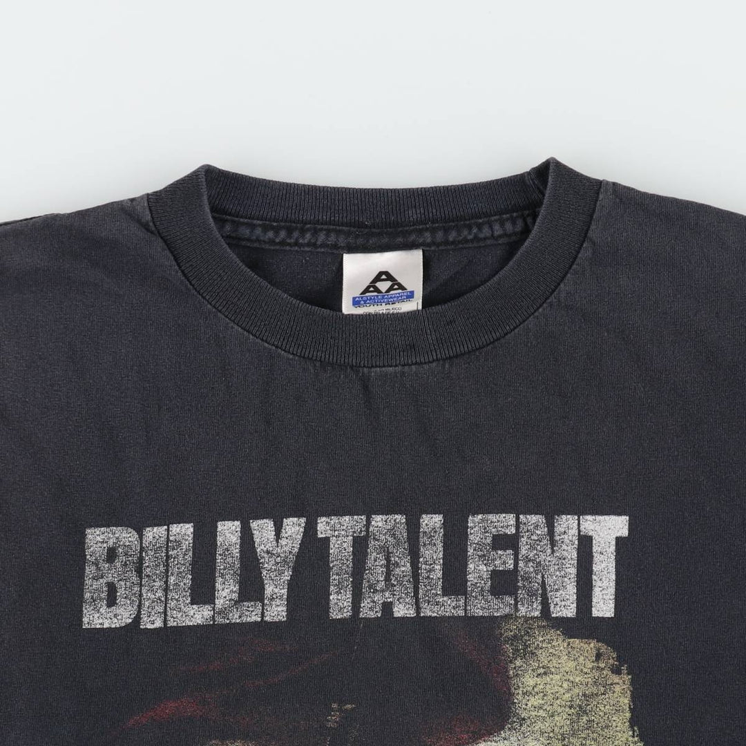 ALSTYLE BILLY TALENT Band T-shirt (Women's size L) cotton black type Vintage Second Hand