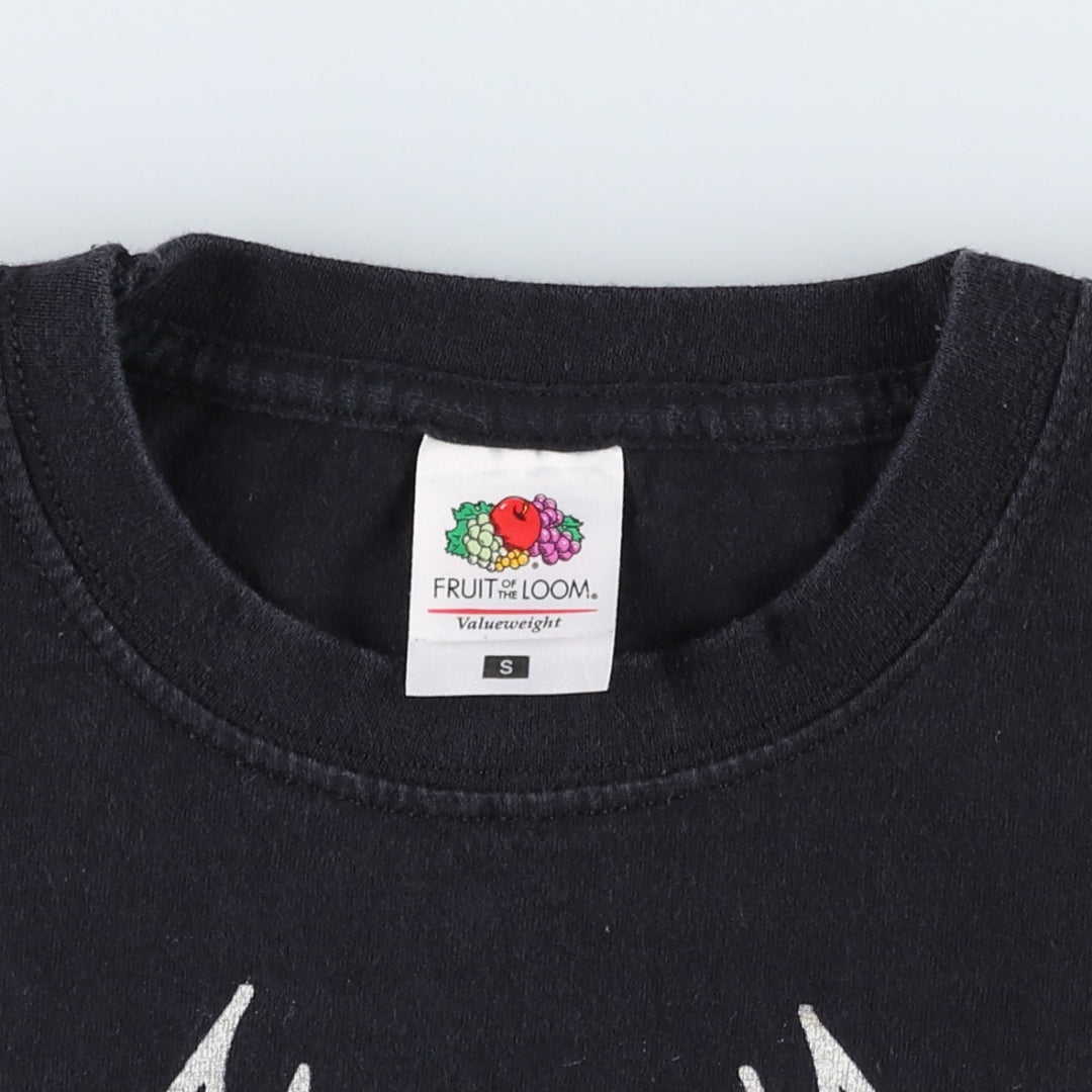 Fruit of the Loom Valueweight Borknagar Band T-shirt (Women's Size S) cotton black type Vintage Second Hand