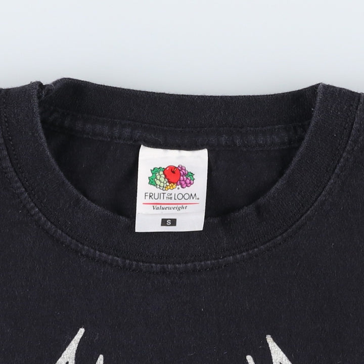 Fruit of the Loom Valueweight Borknagar Band T-shirt (Women's Size S) cotton black type Vintage Second Hand