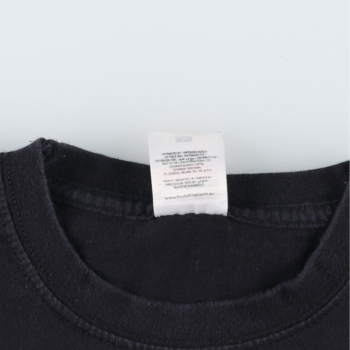 Fruit of the Loom Valueweight Borknagar Band T-shirt (Women's Size S) cotton black type Vintage Second Hand