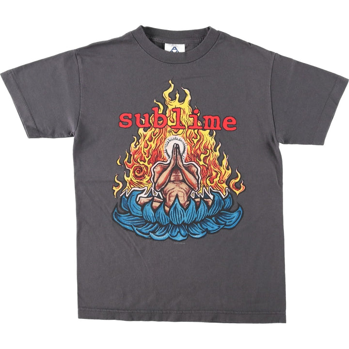 90s-00'S ALSTYLE SUBLIME Band T-shirt, Men's Size S (approx.), Vintage cotton Charcoal Vintage Second Hand