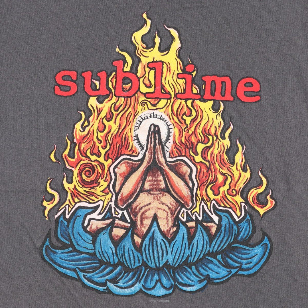 90s-00'S ALSTYLE SUBLIME Band T-shirt, Men's Size S (approx.), Vintage cotton Charcoal Vintage Second Hand