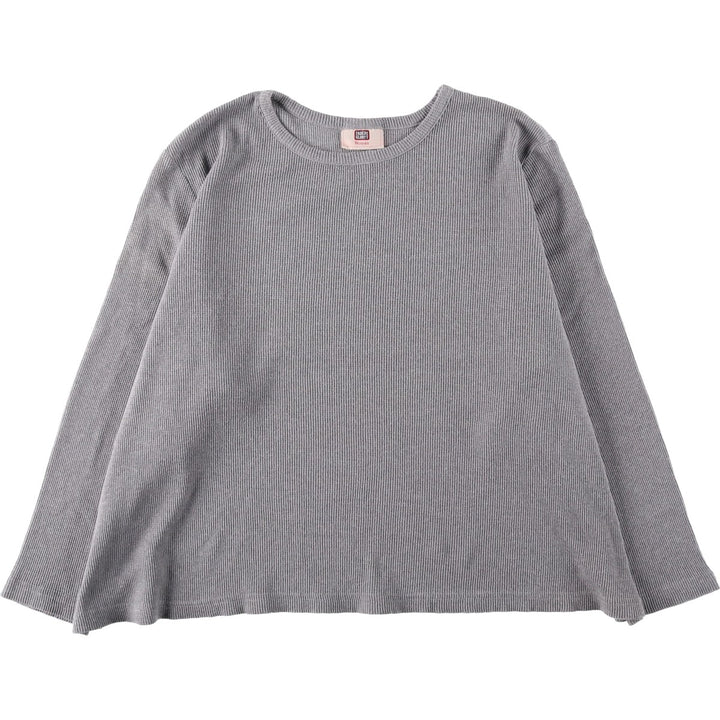 Faded Glory Women's Thermal Long-Sleeve T-Shirt (Waffle Pattern), Size XL (equivalent to women's size XL) unclear gray type Vintage Second Hand