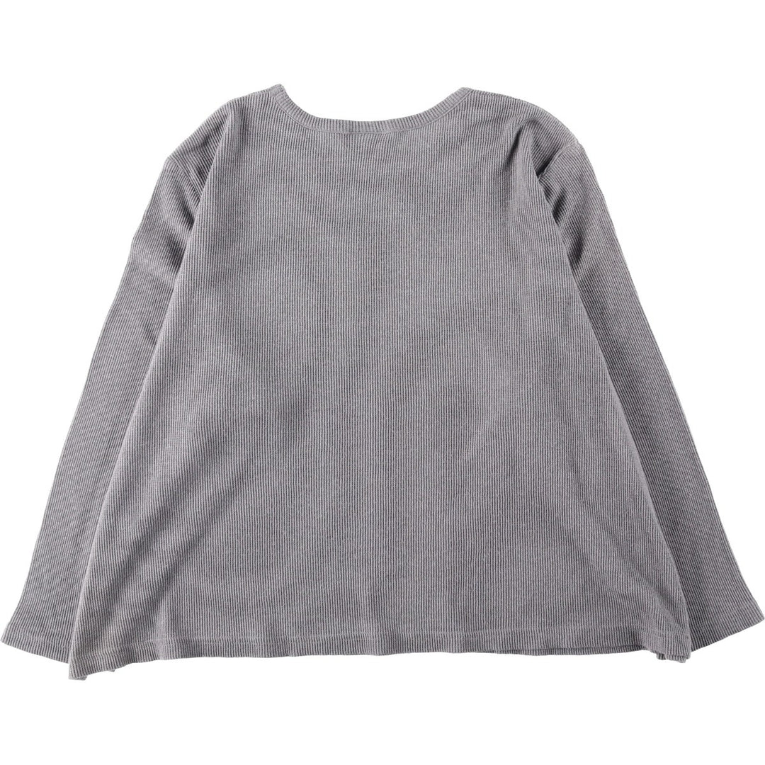 Faded Glory Women's Thermal Long-Sleeve T-Shirt (Waffle Pattern), Size XL (equivalent to women's size XL) unclear gray type Vintage Second Hand
