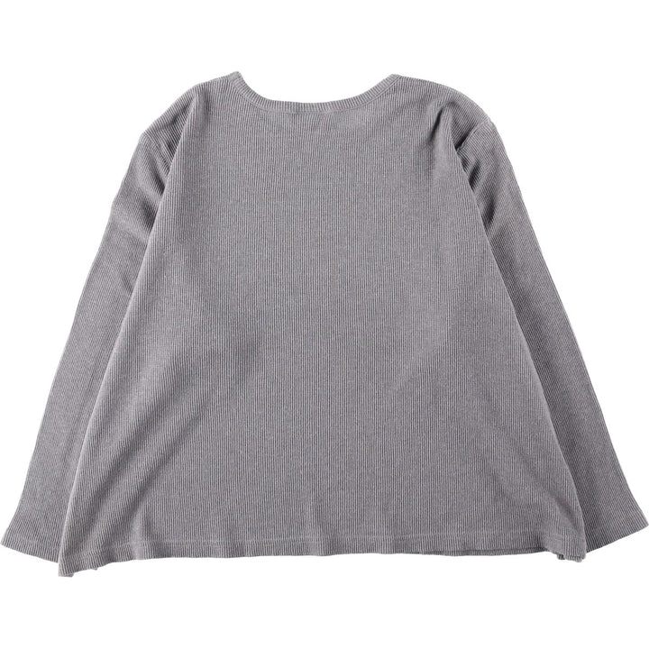Faded Glory Women's Thermal Long-Sleeve T-Shirt (Waffle Pattern), Size XL (equivalent to women's size XL) unclear gray type Vintage Second Hand