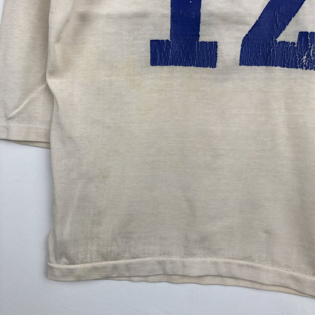 80s-90'S Rawlings NFL Dallas Cowboys Football 3/4 Sleeve T-Shirt, Women's Size S unclear ivory Vintage Second Hand