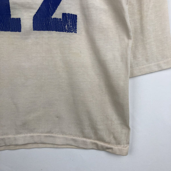 80s-90'S Rawlings NFL Dallas Cowboys Football 3/4 Sleeve T-Shirt, Women's Size S unclear ivory Vintage Second Hand