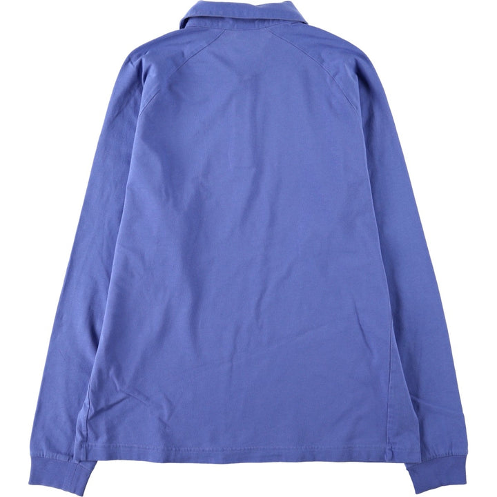 Brooks Brothers 346 Long-Sleeve Polo Shirt, Women's Size M (approx.) cotton blue type Vintage Second Hand