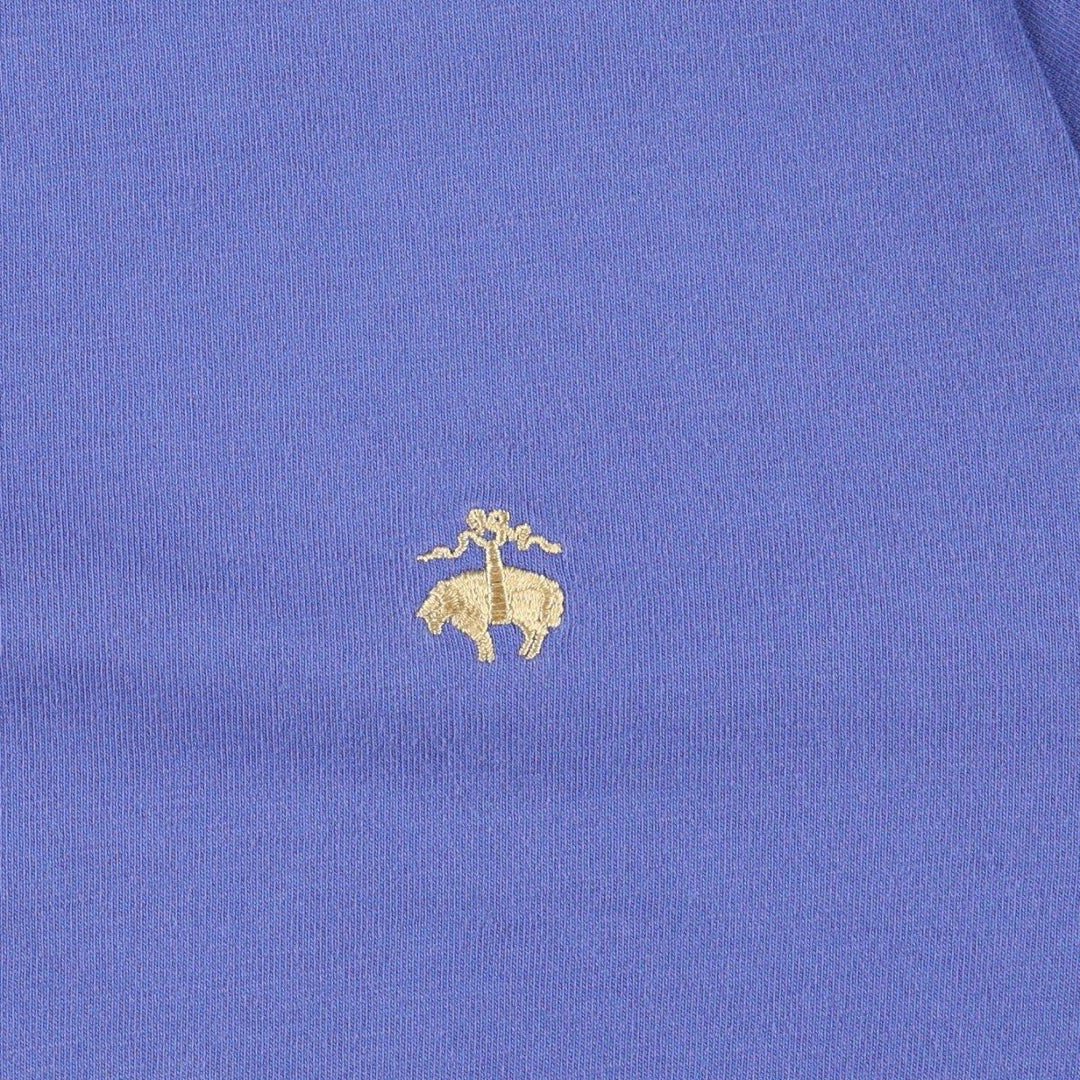 Brooks Brothers 346 Long-Sleeve Polo Shirt, Women's Size M (approx.) cotton blue type Vintage Second Hand