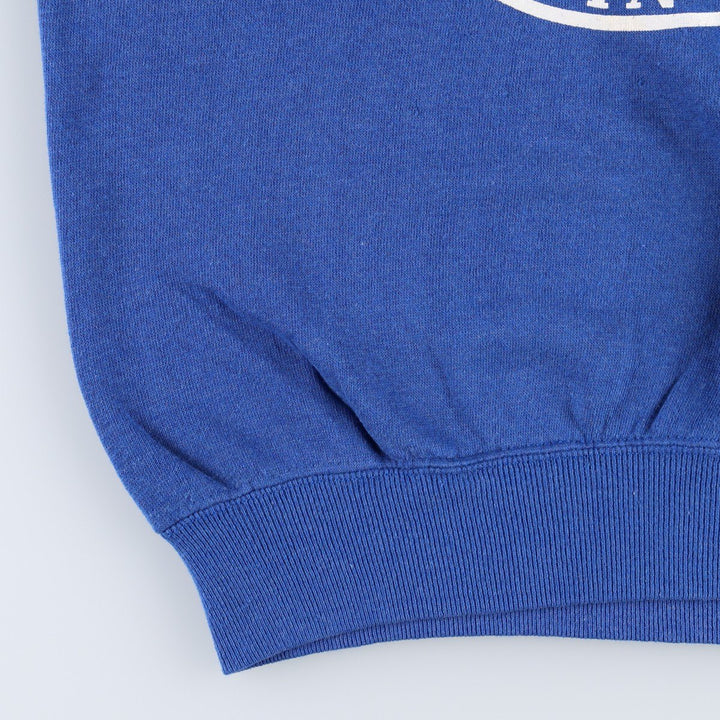 Lee Advertising Sweatshirt (Women's Size M) unclear blue type Vintage Second Hand
