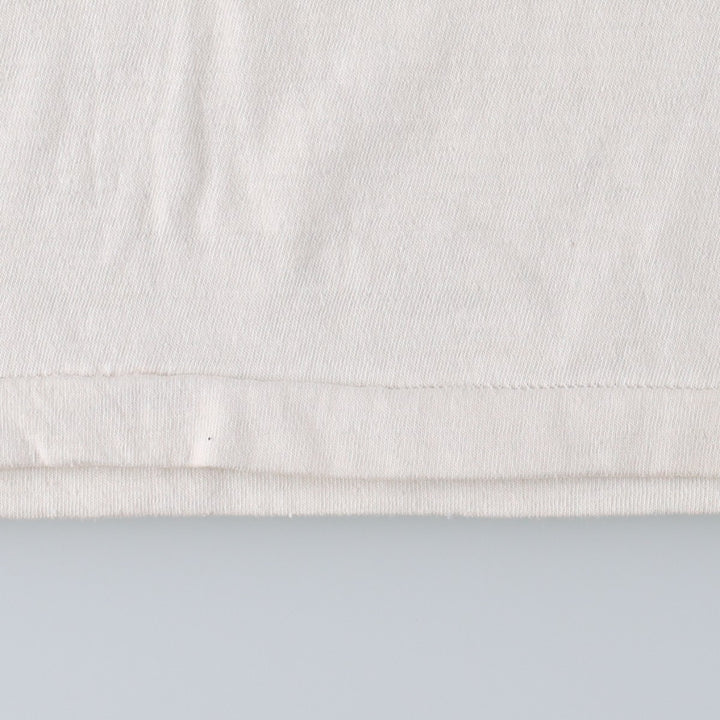 1970'S Mayo Spruce Ringer T-shirt, Made in USA, Women's Size S (approx.), Vintage cotton ivory Vintage Second Hand